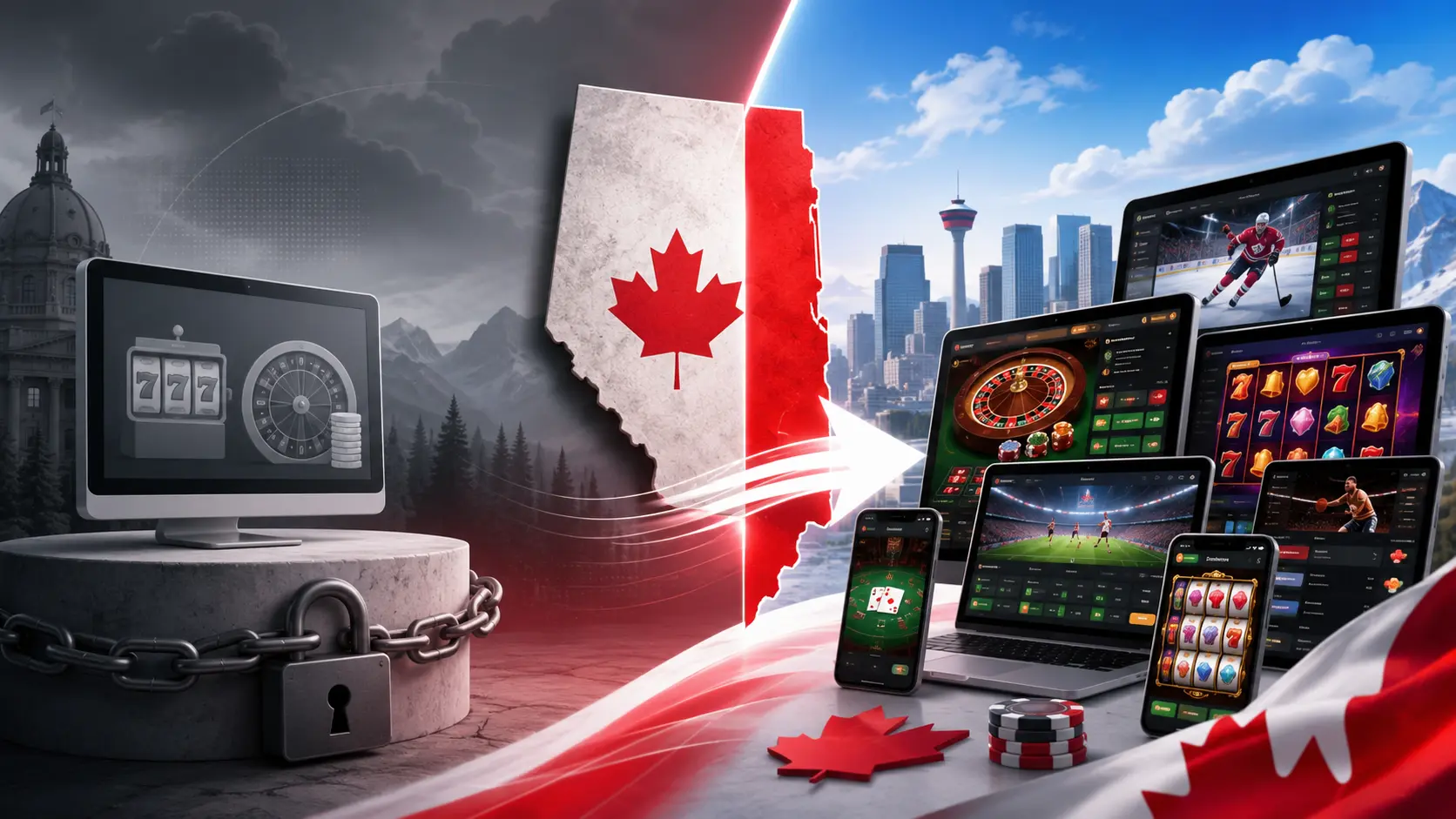 Alberta regulation shift from restricted online gambling to approved casino and sportsbook platforms