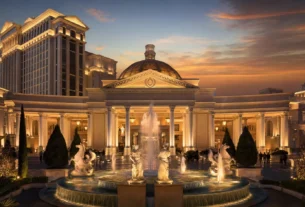 Roman-inspired Las Vegas casino resort representing Caesars Entertainment's second-quarter 2026 results