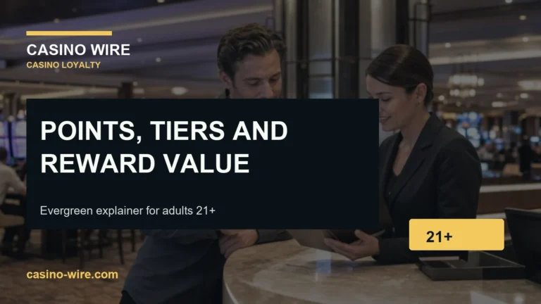 Casino Loyalty Programs: Points, Tiers and Reward Value Explained