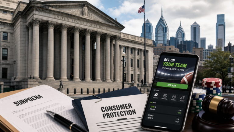 DraftKings Sues Philadelphia Over Betting Promotions and Consumer Protection Probe