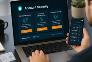 Adult online casino user checking KYC and two-factor authentication security settings