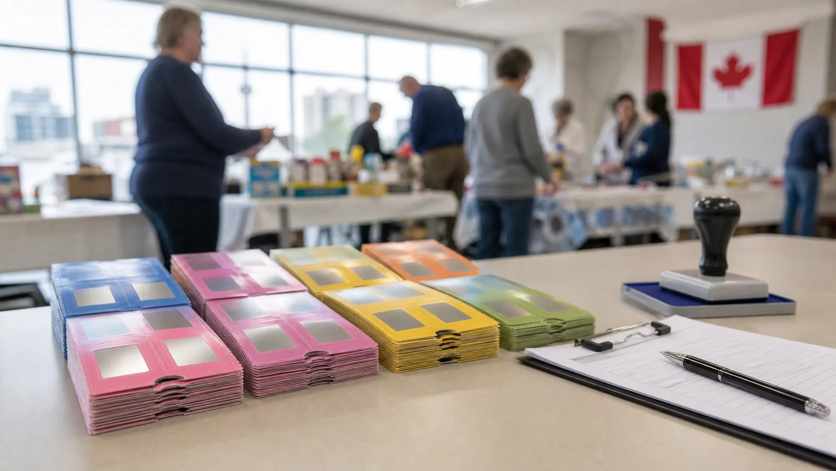 Generic charitable break-open tickets and licensing documents in an Ontario community fundraising setting
