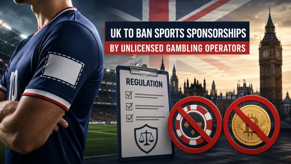 UK ban on unlicensed gambling sports sponsorships