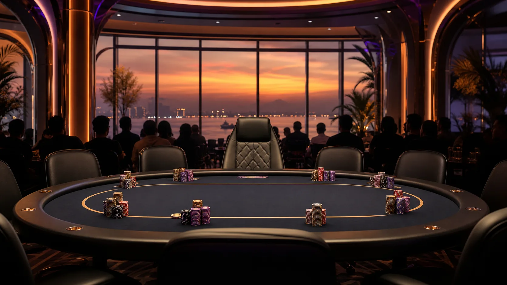 Conceptual APPT Manila final table inside a tropical luxury integrated resort