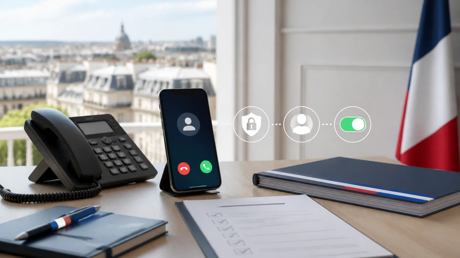 France Gambling Telemarketing Rules Move to Opt-In editorial illustration