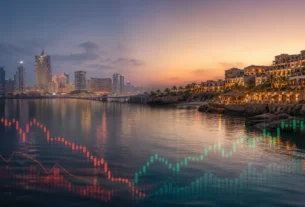 Macau and Cyprus resort skylines illustrating Melco's contrasting Q2 casino performance