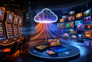 Conceptual omnichannel gaming platform combining casino machines and online content after the GAN and Stakelogic acquisitions