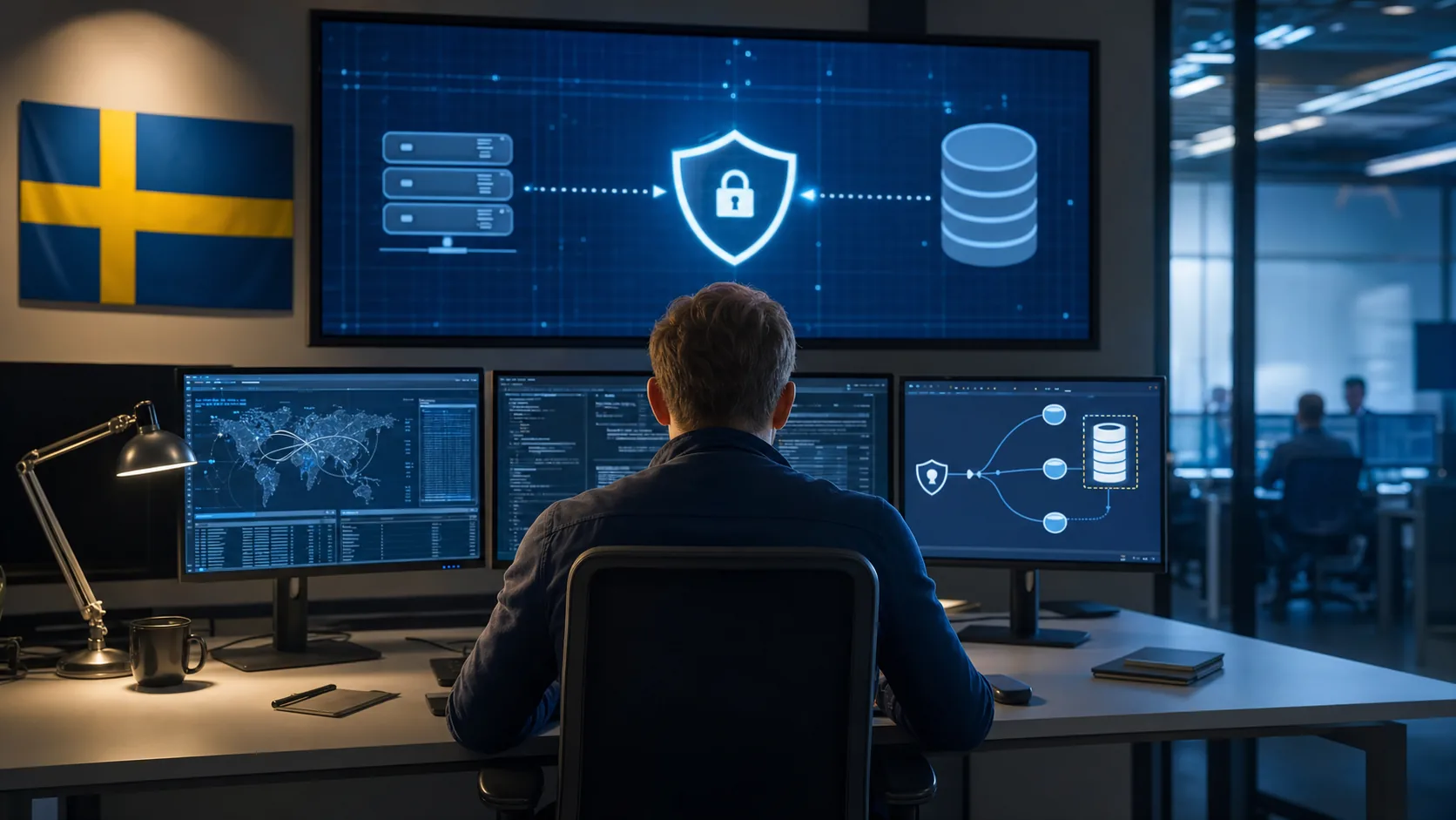 Secure API connection representing Swedish licensee checks against the Spelpaus self-exclusion register